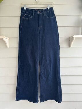 Judy Blue Retro Wide Leg Dark Wash Jeans 3/26
